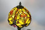Lampe de table - Lampe style Tiffany - Métal, verre au plomb