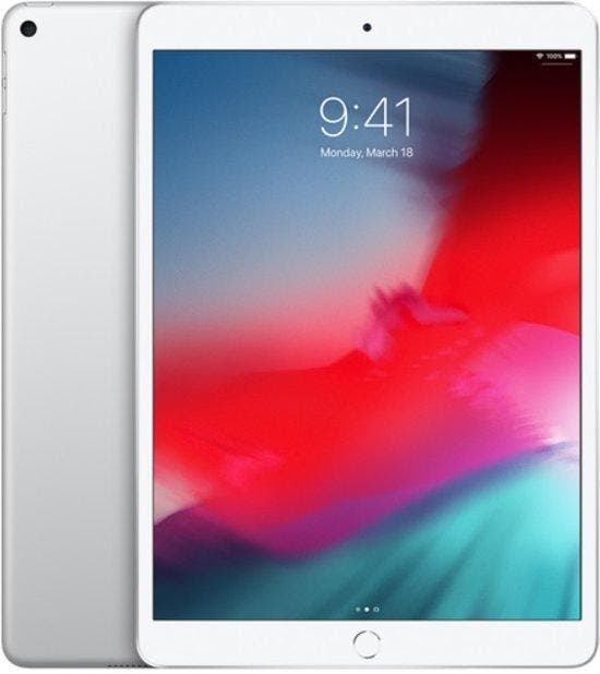 nieuwstaat Apple iPad Air 3 256GB (model 2019) zilver WiFi, Computers en Software, Windows Tablets, Zo goed als nieuw, Ophalen of Verzenden