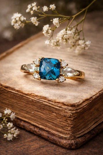 Zonder minimumprijs - Verlovingsring Zilver - 1.20ct. tw.