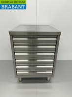 Armoire de travail en acier inoxydable Armoire à tiroirs 6, Verzenden