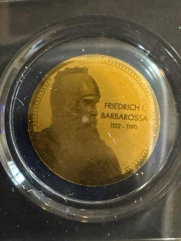 Tsjaad. 3000 Francs Friedrich I. Barbarossa - 1/1000 (.999)