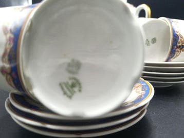 Limoges - Service à café (13) - Céramique, Antiek en Kunst
