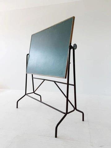 Wanddecoratie - Italië - Kantelbaar krijtbord, 1960,