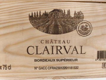 2021 Château Clairval - Bordeaux - 6 Flessen (0.75 liter), Verzamelen, Nieuw