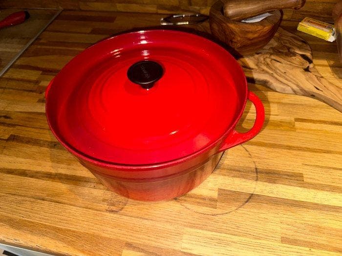Le Creuset, cousances - Pan - gietijzeren cocotte -, Antiek en Kunst, Antiek | Keukengerei