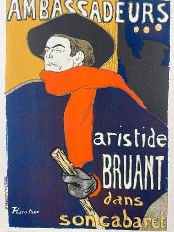 Henri de Toulouse Lautrec - Ambassadeurs Aristide Bruant