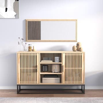 vidaXL Dressoir 105x30x65 cm bewerkt hout, Huis en Inrichting, Kasten | Dressoirs, Verzenden, Nieuw