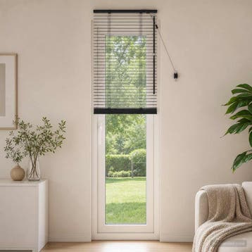 vidaXL Venetiaanse jaloezie Zwart 65 x 250 cm 35 mm, Verzenden, Nieuw