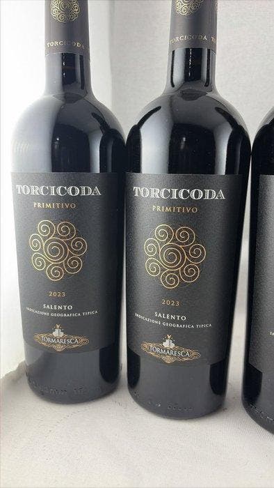 2023 Tormaresca Torcicoda Primitivo - Apulië - 6 Flessen, Verzamelen, Wijnen