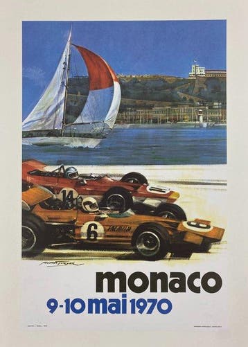 Michael Turner - MONACO - 9/10 mai 1970 - Années 1970