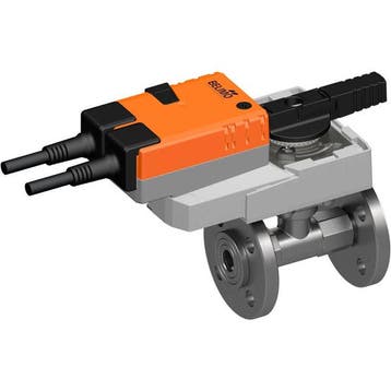Belimo Kogelkraan DN25 Flens Kvs26 24VAC/DC 90s, Verzenden
