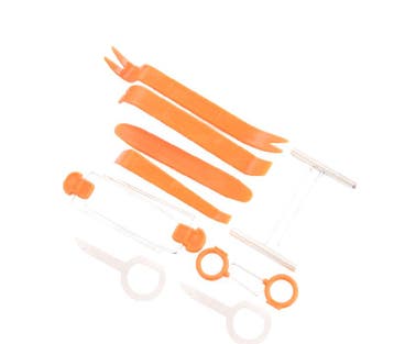 KIT DOUTILS DÉMONTAGE AUTORADIO ET FACADE, Autos : Divers, Autoradios, Verzenden
