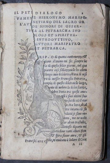 G. Malipiero - Il Petrarca Spirituale, nouamente ristampato,, Antiek en Kunst