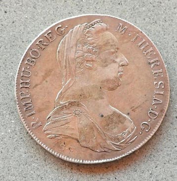 Oostenrijk. Maria-Theresia. Thaler (taler) 1780 / H 46 (X•), Postzegels en Munten, Munten | Europa | Niet-Euromunten