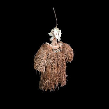Ceremoniële Jipae lichaamsmasker - Asmat-volk (lengte 188