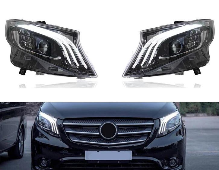 Carnamics Koplampen | Mercedes-Benz V-klasse 14-19 5-d (W447, Auto-onderdelen, Verlichting, Nieuw, Verzenden