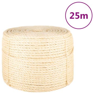 vidaXL Touw 10 mm 25 m 100% sisal, Verzenden