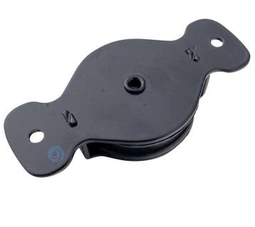 Zijkatrol met polyamide wiel zwart - 40mm & 50mm, Verzenden, Nieuw