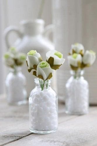 Glas Vaas Fles voor schelpen 10,4x4,8 cm, Hobby & Loisirs créatifs, Bricolage