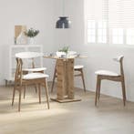 vidaXL Bistrotafel 60x60x75 cm spaanplaat artisanaal, Verzenden