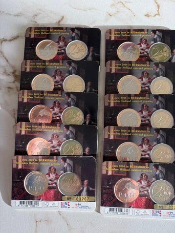 Nederland. Coin Card 2026 Pieter de Hooch (10 stuks)