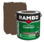 Rambo Pantserbeits Tuinhout Zijdeglans Berkengrijs 2.5L, Verzenden, Nieuw