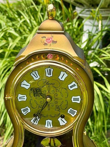 Horloge de table - Eluxa - Laiton, Verre, Métal - 1960-1970