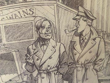 Juillard - Zeefdruk - Blake & Mortimer - Covent Garden, Nieuw