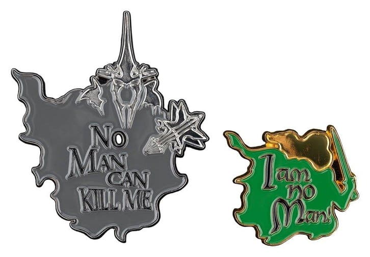 Lord of the Rings No Man can Kill Me & I Am No Man! Pin Set, Verzamelen, Lord of the Rings, Nieuw, Ophalen of Verzenden