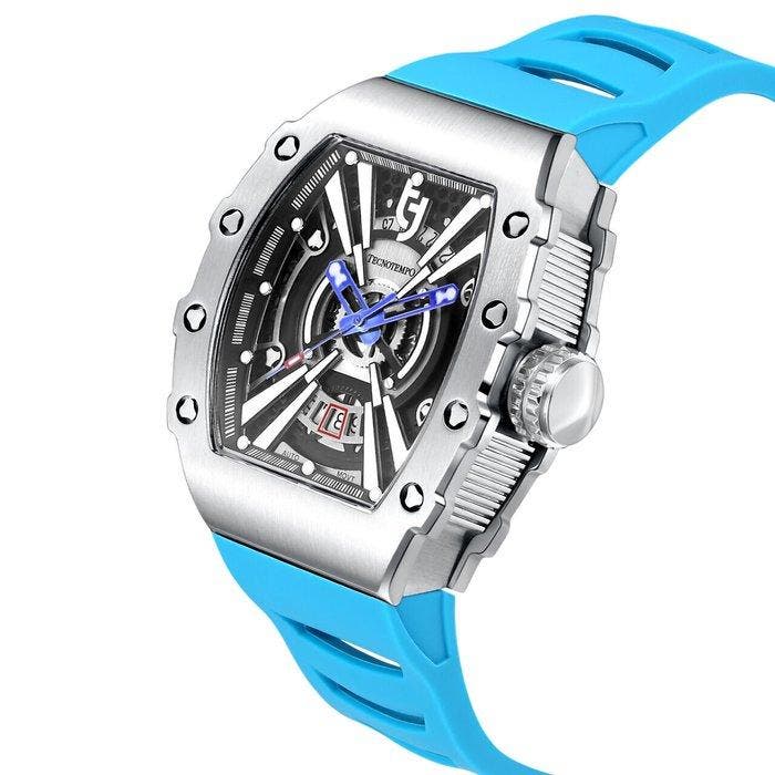 Tecnotempo - Automatic - Skeleton - - Sans prix de réserve, Handtassen en Accessoires, Horloges | Heren