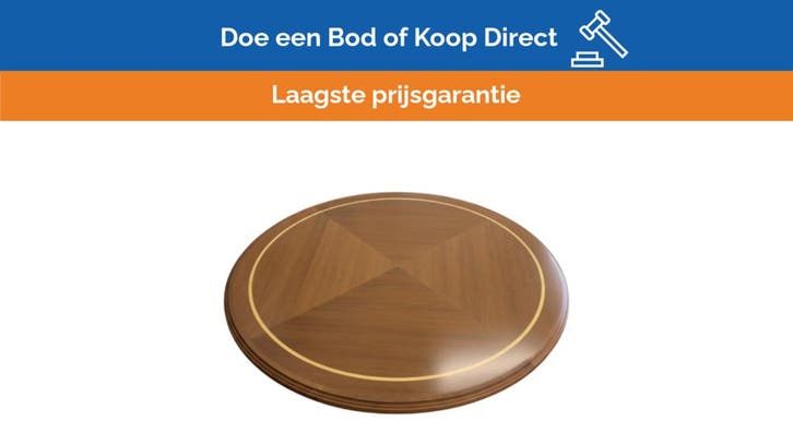 Bieden: Round Luxury Marine Teak Table - Elegant Wooden Yac, Huis en Inrichting, Tafels | Eettafels, Ophalen of Verzenden