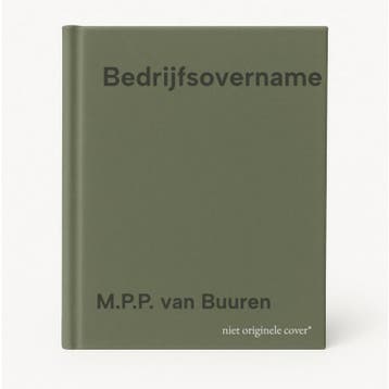 Bedrijfsovername 9789013173550 M.P.P. van Buuren, Verzenden, Zo goed als nieuw, M.P.P. van Buuren