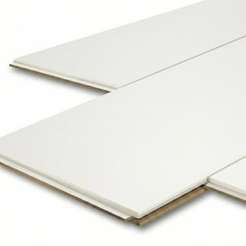 Plafondpanelen MDF Sanimex 129x29x1.2cm Mat Wit (Doosinhoud:, Ophalen of Verzenden, Nieuw, Overige typen