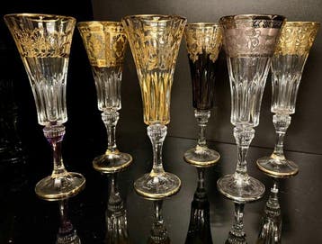 La maison du Lia - Verre à champagne (6) - Flûtes à