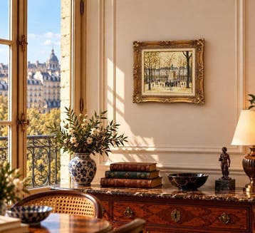 Escuela Impresionista Europea (XX) - Vista de Paris