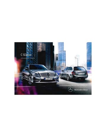 2013 MERCEDES BENZ C KLASSE BROCHURE DUITS, Nieuw