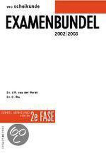 Scheikunde 2002/2003 Examenbundel vwo - van der Vecht, Verzenden, Nieuw