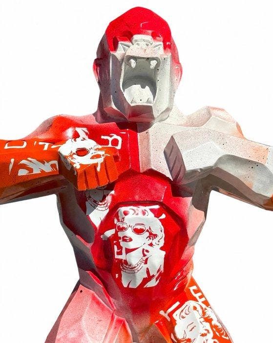Daluxe Art - 1999 • Marilyn Monroe Gorilla Display XXL 110, Antiek en Kunst, Kunst | Designobjecten