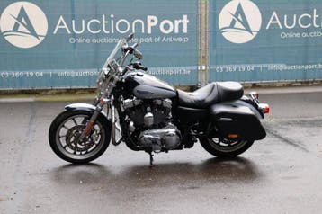 Veiling: Motor Harley Davidson Sportster XL1200 Super Low Be, Motos, Motos | Harley-Davidson