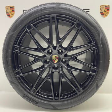 Porsche Cayenne E3 II 22inch RS Spyder GTS met  banden, Ophalen, Gebruikt, Banden en Velgen, Overige maten