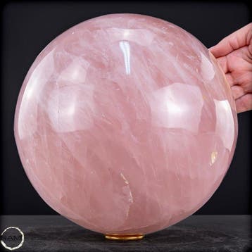 Natuurlijke rozenkwartsbol uit Brazilië- 16407.66 g