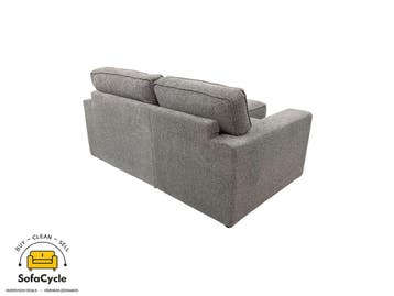 Compacte hoekzetel grijs in stof, hoek R – overstock, Verzenden, Nieuw