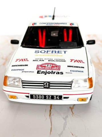 1:18 - Modelauto - Solido Peugeot 205 Rallye Monte Carlo, Hobby & Loisirs créatifs