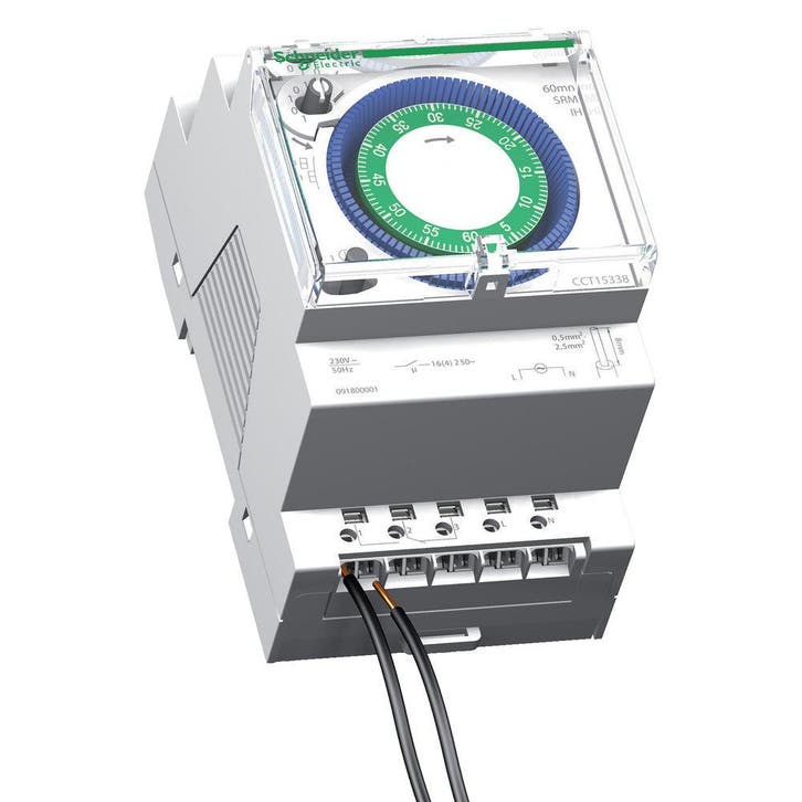 Schneider Electric analoge tijdschakelklok 60 min zonder, Doe-het-zelf en Bouw, Elektriciteit en Kabels, Verzenden