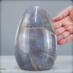 Natuurlijke lavendel-rosenquarz vrij vorm Zachte harmonie in