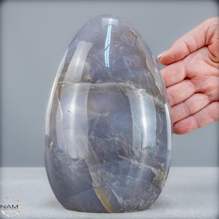 Natuurlijke lavendel-rosenquarz vrij vorm Zachte harmonie in, Antiquités & Art, Curiosités & Brocante