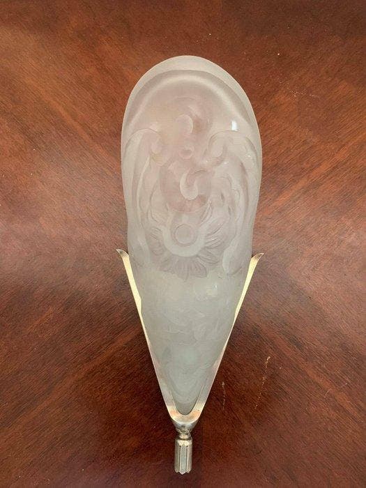 Inbouw wandlamp - Opaline glas, Antiek en Kunst, Kunst | Designobjecten
