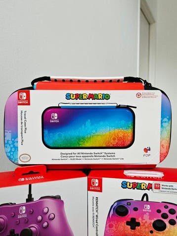 Nintendo - Switch 1 & 2 - Super Mario Star Spectrum + Grap, Nieuw