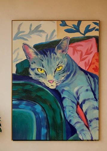 E. García - Gato de ojos amarillos XL