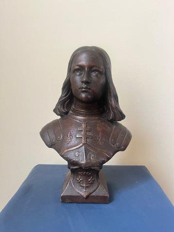 Arnoult - Beeldje - Jeanne D’Arc - 31 cm - Gips